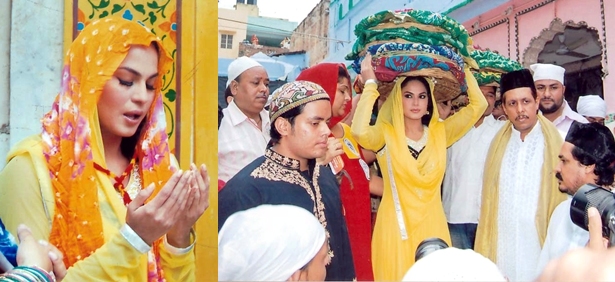 Veena Malik visited at Ajmer Sharif Shrine – Dwarka Parichay