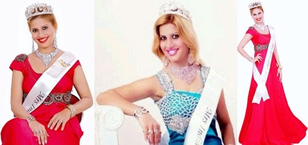 Ruby Yadav crowned "Mrs Universe West Asia 2015" in "Mrs Universe 2015 ...