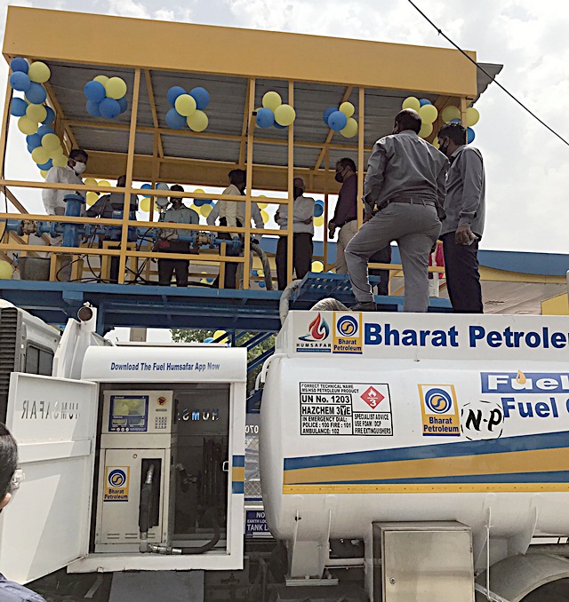 BHARAT PETROLEUM BEGINS DIESELAT DOORSTEP SERVICE IN THE INDUSTRIAL HUB ...